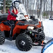 Hvordan brøyte med ATV?