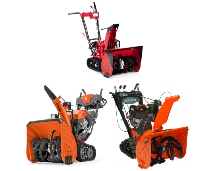 Snøfresere med belte