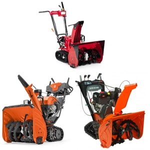 Snøfresere med belte