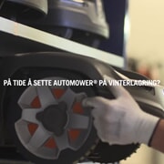 Vinterlagring av robotklipper